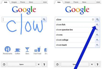 غوغل تضيف ميزة الكتابة باليد للهاتف المحمول
